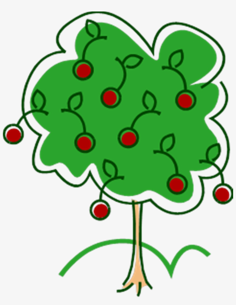 Cherry Tree Clipart - Cherry Tree Clipart Png, transparent png download