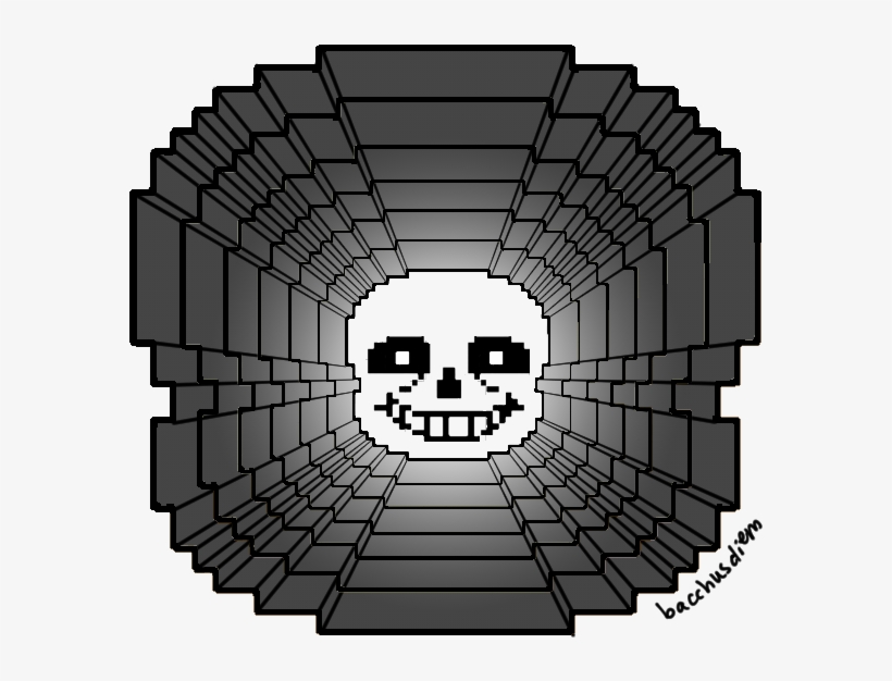 Hey If You Overlap Sans Head Sprites On Top Of Each - Transparent Apple Pixel Art, transparent png download