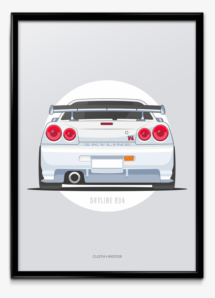 859 X 1118 7 - R34 Gtr Poster, transparent png download