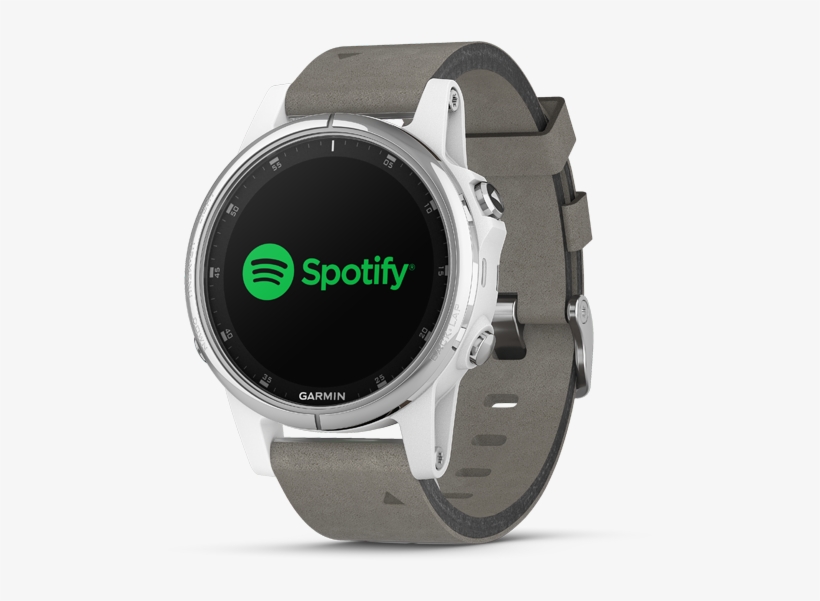 Fenix 5s Plus Sapphire Black Garmin, transparent png download