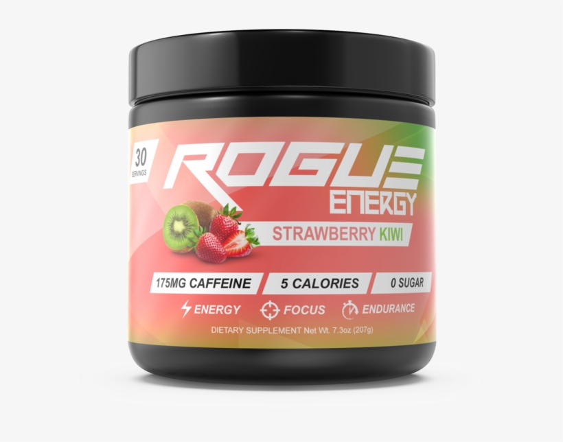 Rogue Energy Strawberry Kiwi Gaming Drink Energy Drink - Strawberry, transparent png download