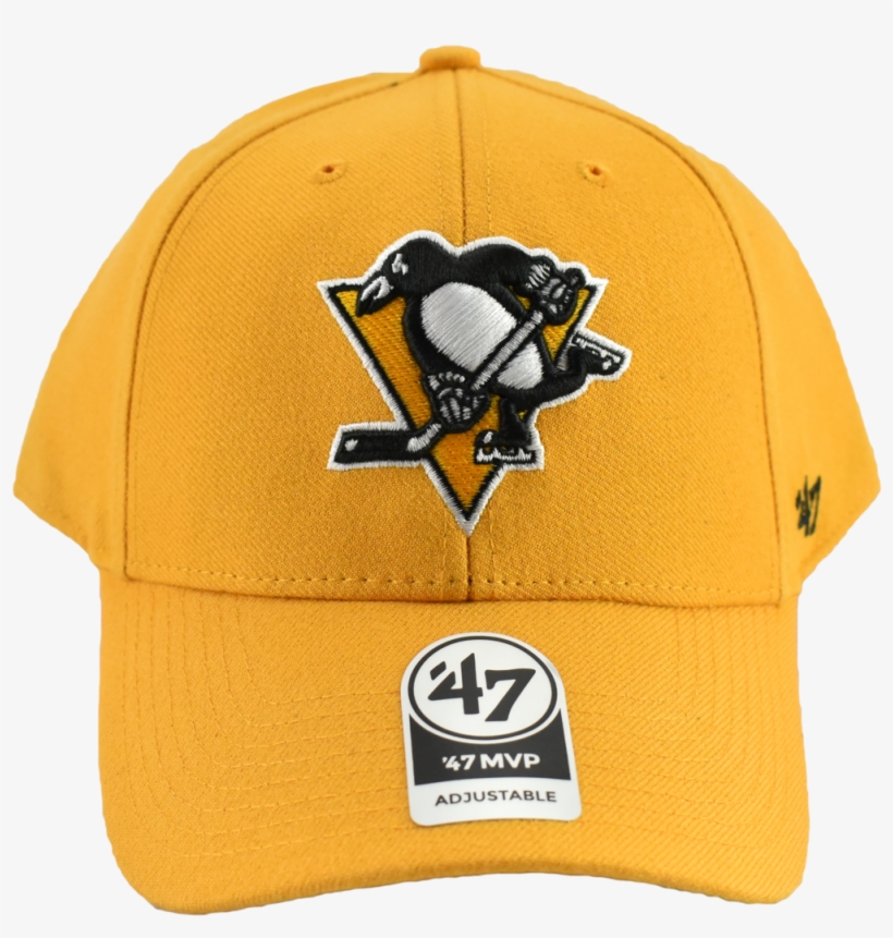 Pittsburgh Penguins Yellow '47 Nhl Dad Hat - Baseball Cap, transparent png download