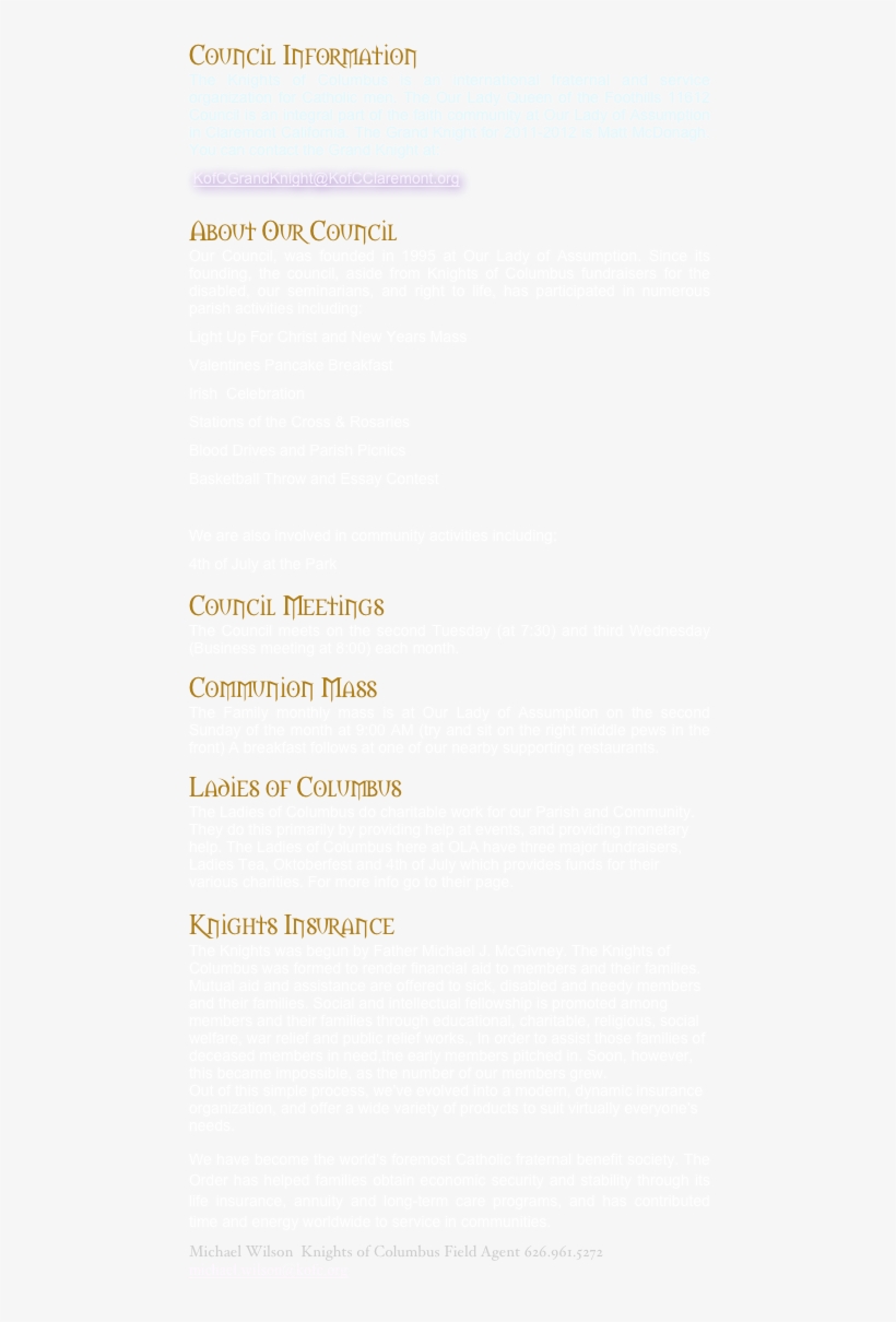 Council Information The Knights Of Columbus Is An International - موقع برشلونة, transparent png download