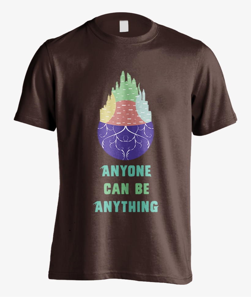 Anyone Can Be Anything [dark Chocolate] T-shirt - Anyone Can Be Anything Zootopia T Shirt, transparent png download
