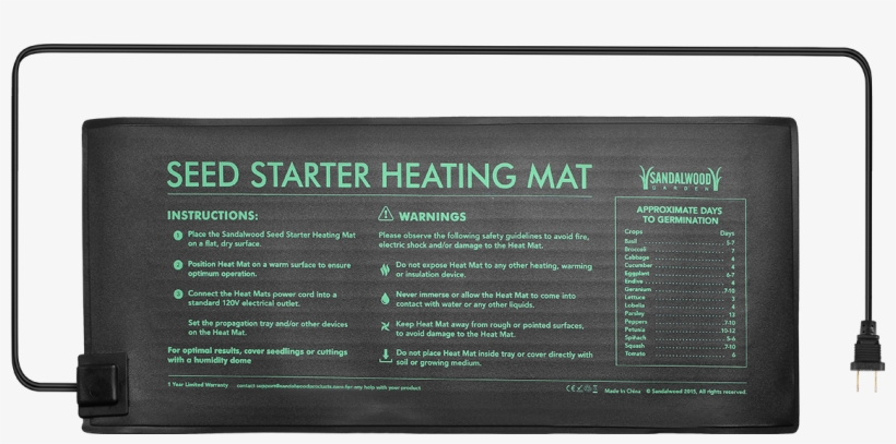 By Supplying Steady Warming To The Underside Of Your - Warming Mats For Seedlings, transparent png download