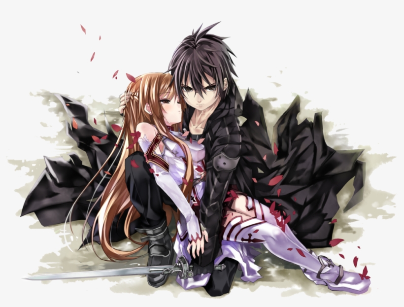 Sao Png - Ảnh Kirito Và Asuna, transparent png download