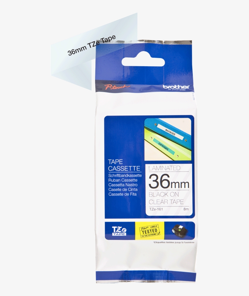 Brother Tze161 Tape - Brother Tze161, transparent png download