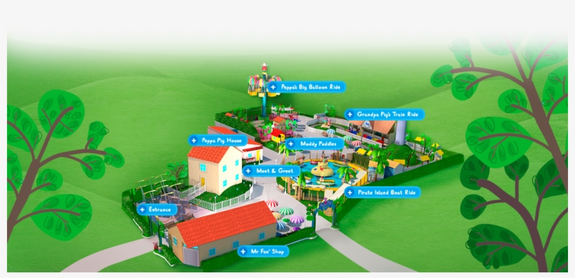 Peppa Pig Land - Scale Model, transparent png download