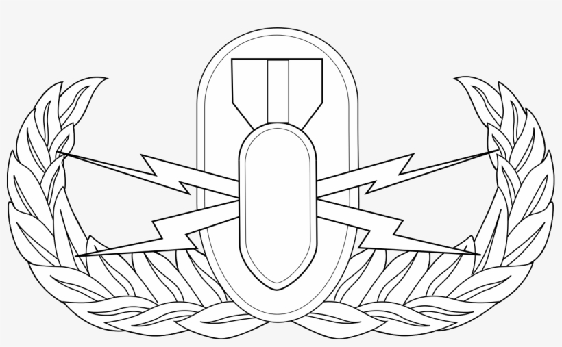 United States Air Force Explosive Ordnance Disposal - Eod Master Badge, transparent png download