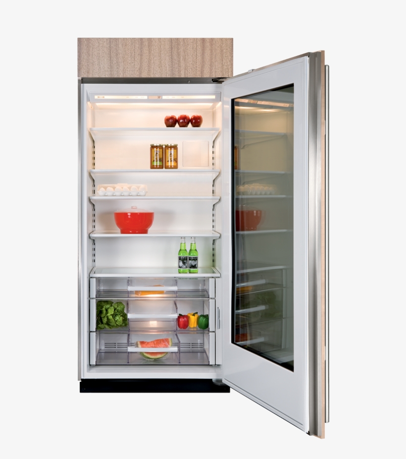 Bi-36rg All Refrigerator With Glass Door - Refrigerator, transparent png download