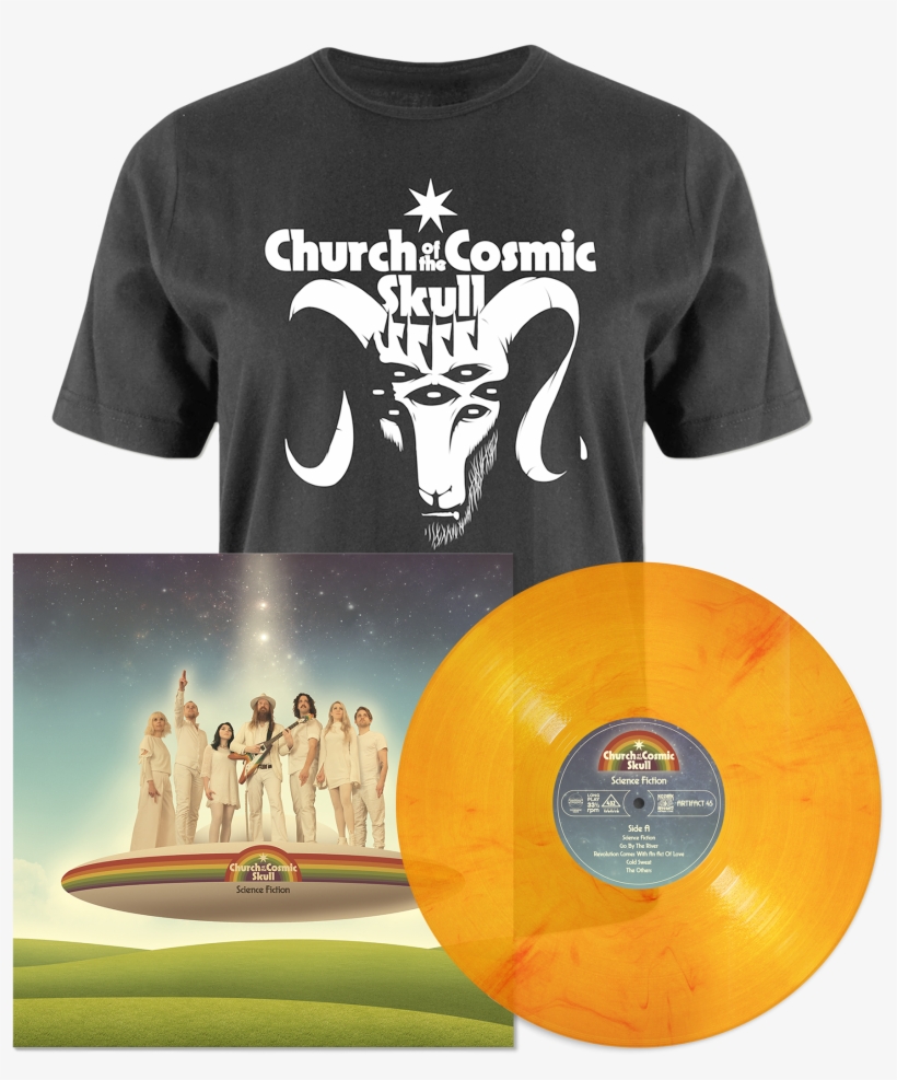 Church Of The Cosmic Skull Shirt, transparent png download