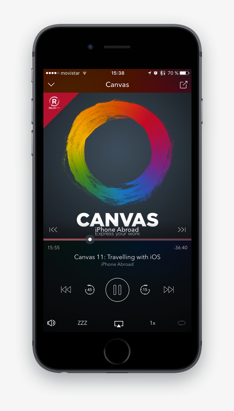 Podcast Player Ui Podcast Player Ui - Smartphone, transparent png download