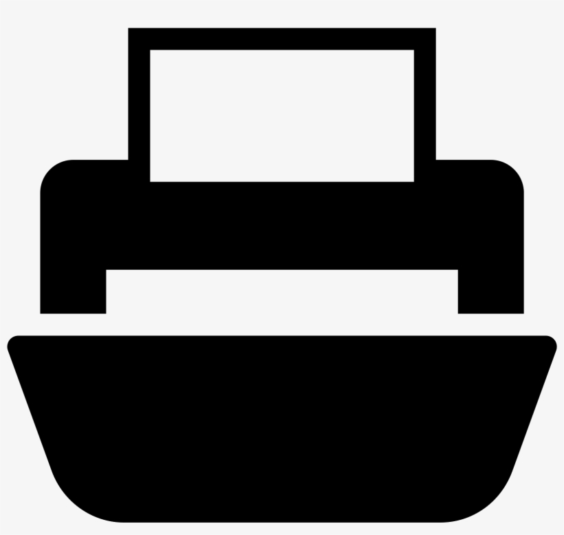 Printer Filled Icon, transparent png download