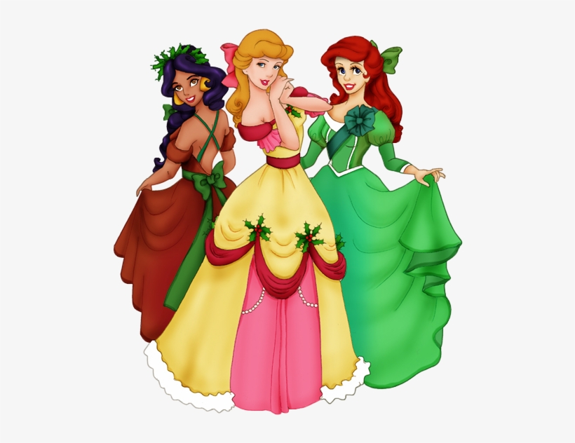 Glitter Clipart Princess - Christmas Card Printable Disney, transparent png download