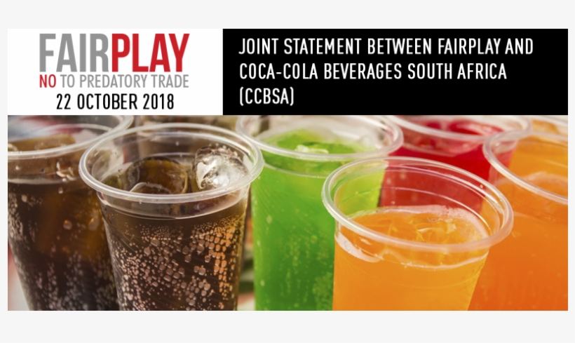 Joint Statement Between Fairplay And Coca-cola Beverages - Drink, transparent png download