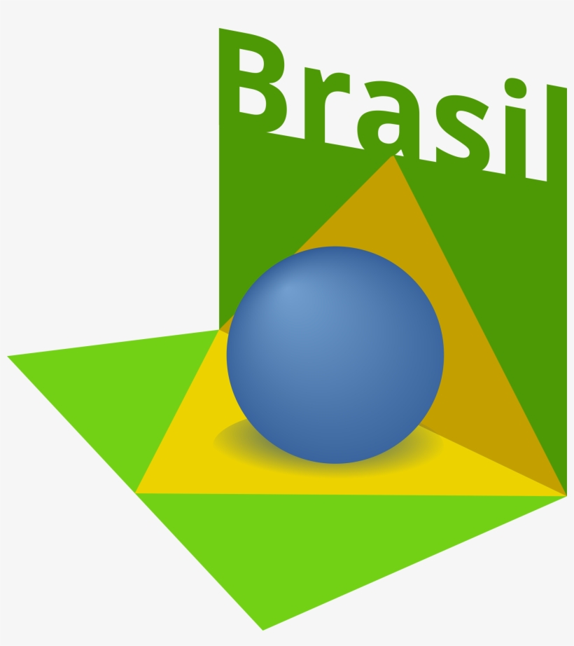 Brazil Clipart Green Flag - Brazil Art Png, transparent png download