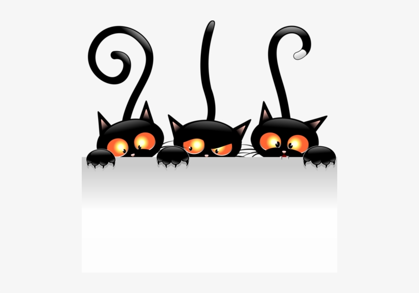 0 C906c 2383c494 Orig Black Cats, Black Cat Art, Cartoon - Funny Black Cat Png, transparent png download