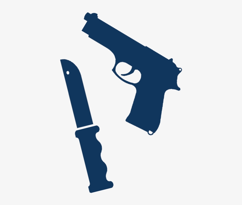 Gun And Knife - Kimonu Dragon M9 H1z1, transparent png download
