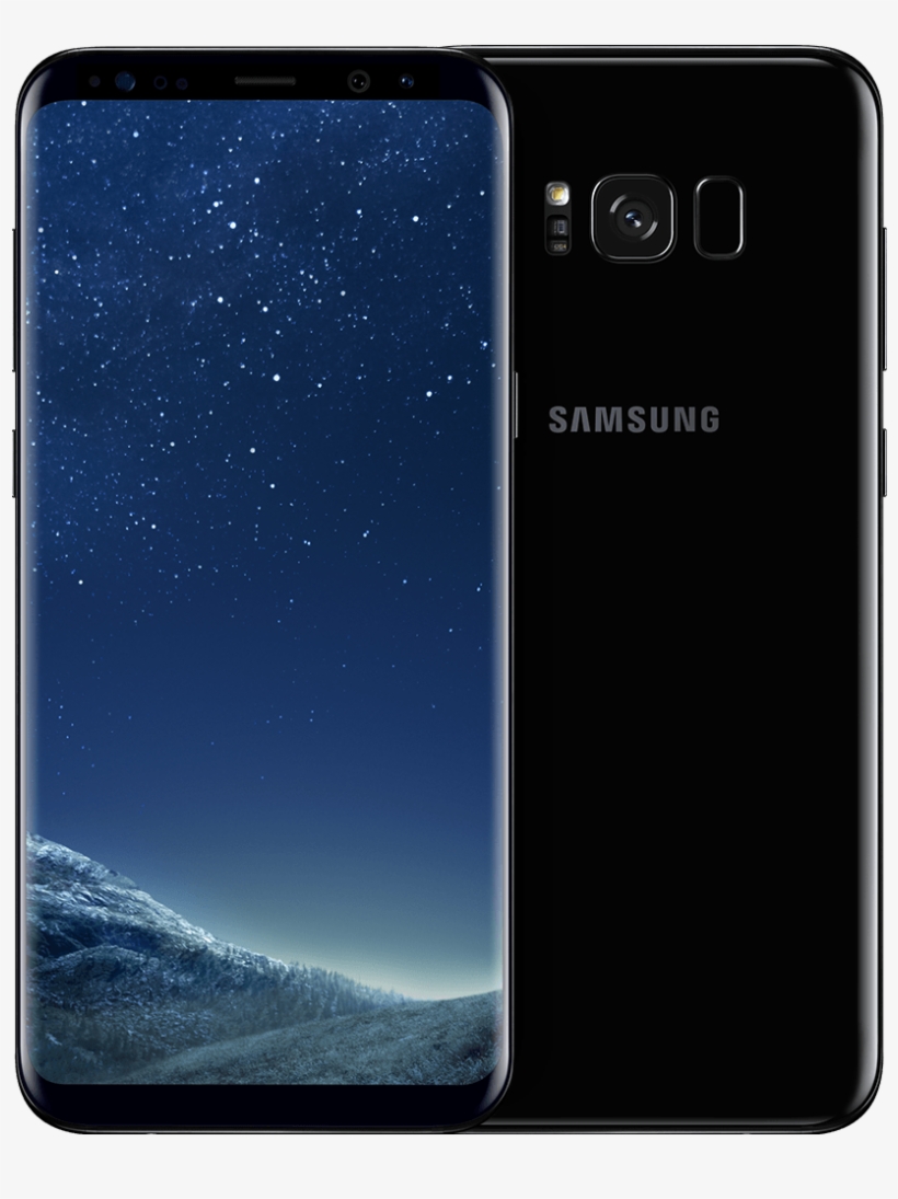 Galaxy S8 - Midnight Black - Samsung Galaxy S8 Midnight Black Png, transparent png download