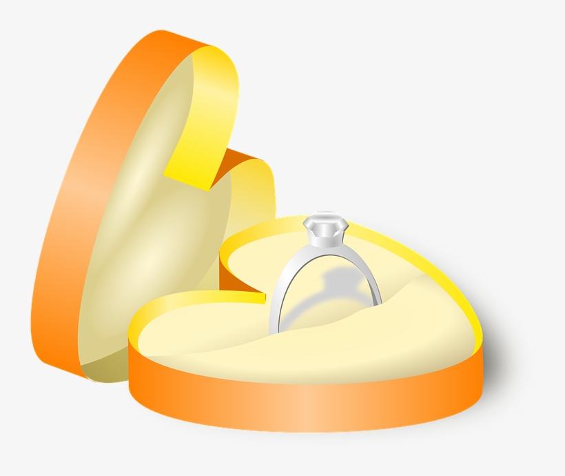 Diamond Images Pixabay Download Free Pictures Wedding - Ring In A Box, transparent png download