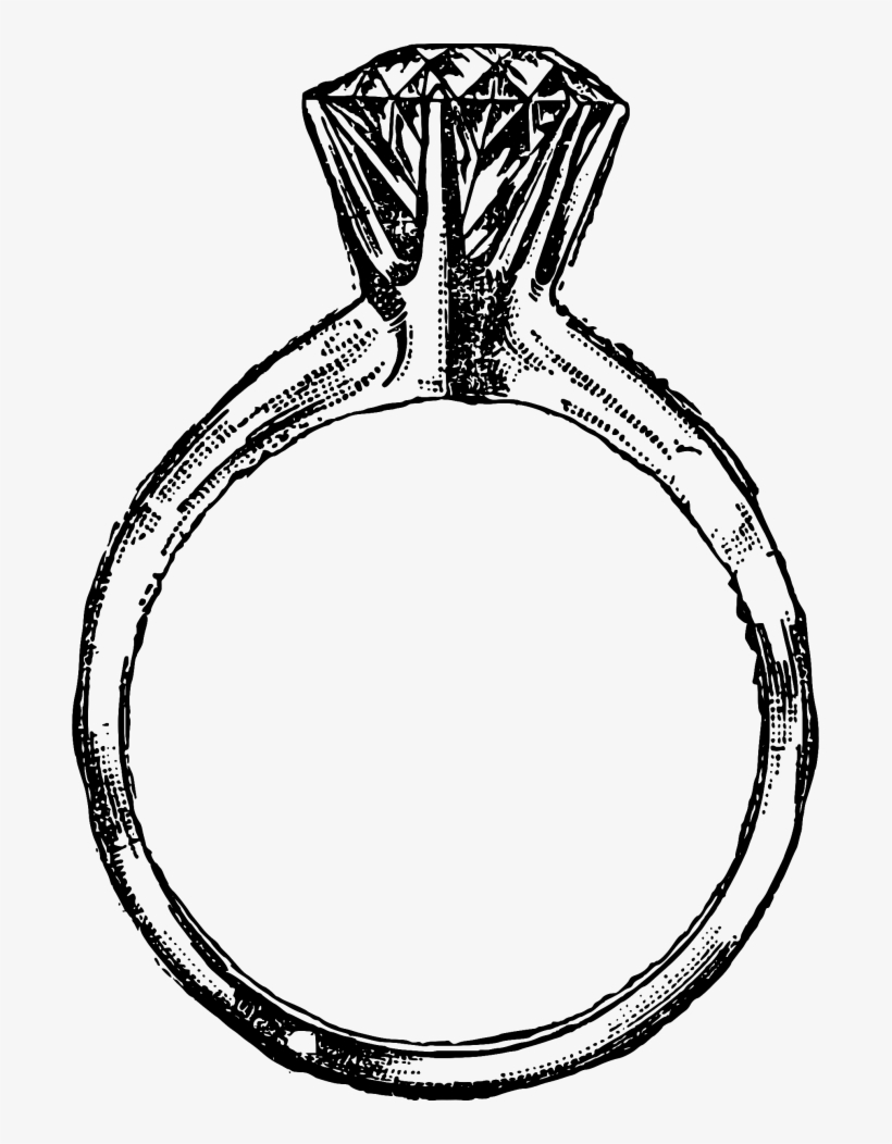 Wedding Panda Engagement Black And White Medium - Clip Art, transparent png download