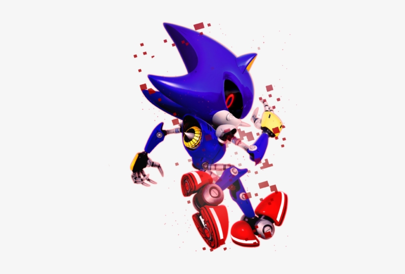Virtual Metal Sonic By Nibroc Rock - Sonic Forces Virtual Reality, transparent png download