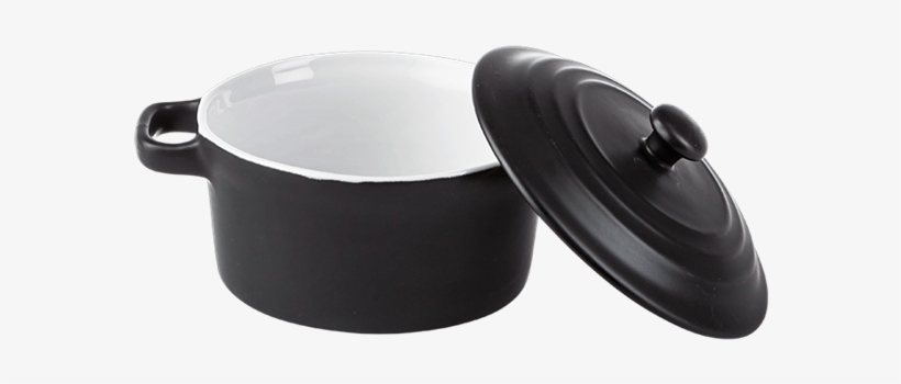 Individual Cooking Pot Black And Its Top Ø 10 Cm 25 - Lid, transparent png download