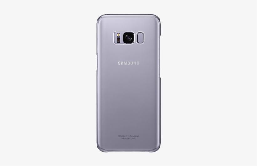 Samsung Galaxy S8 Ef-qg950c Clear Cover - Samsung Galaxy S8 Clear Protective Cover Orchid Grey, transparent png download