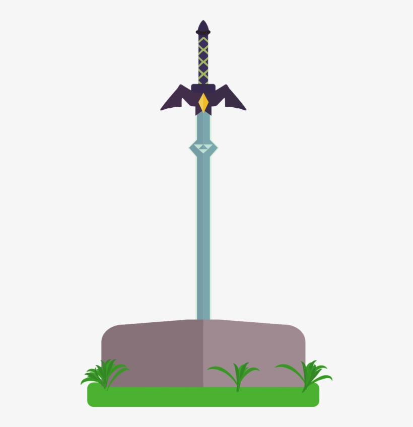 Master Out, - Master Sword Vector, transparent png download