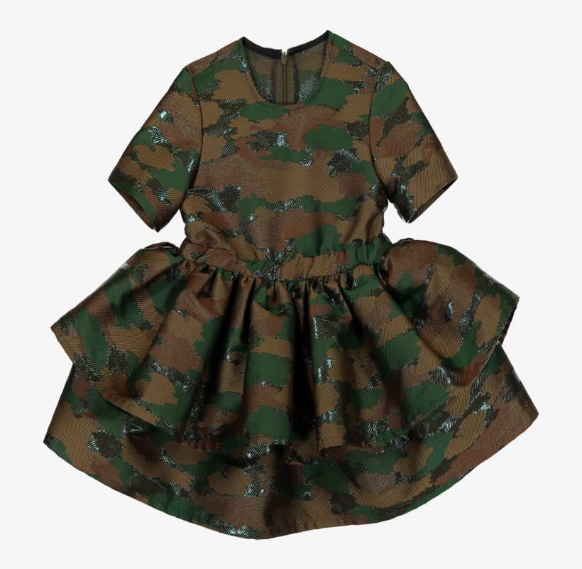 Caroline Bosmans Della Catessen Dress Camouflage - Military, transparent png download