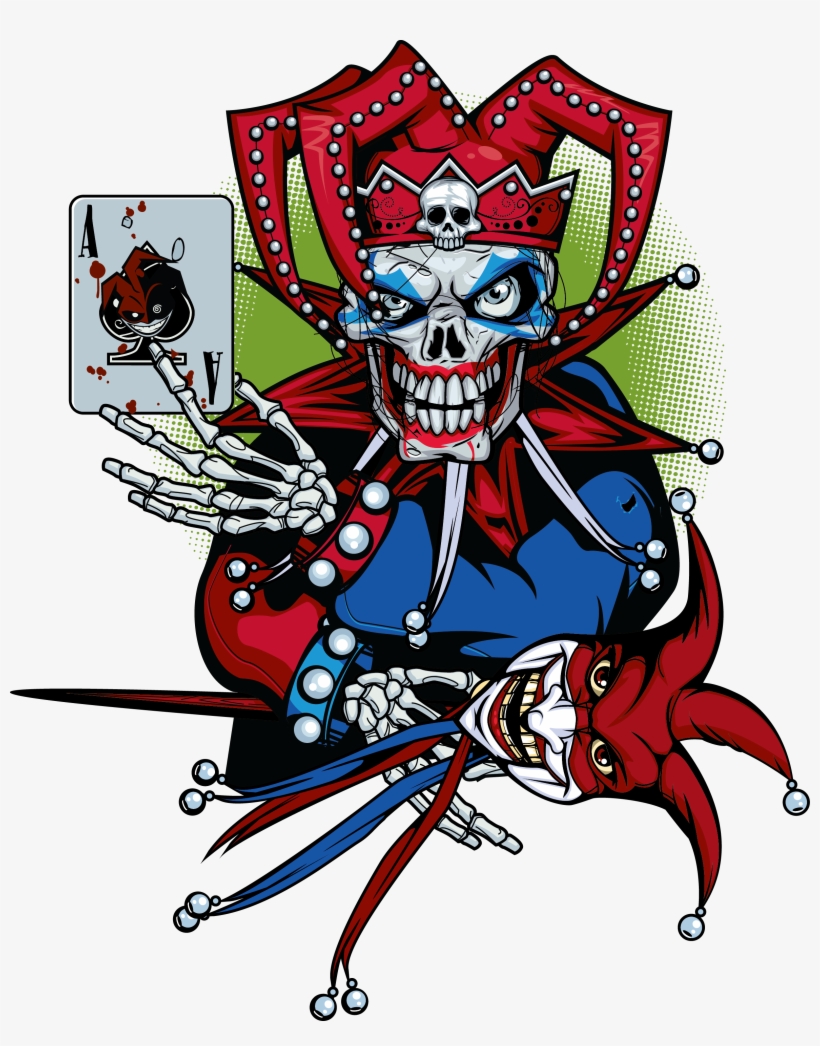 Share This Image - Evil Jester Png, transparent png download