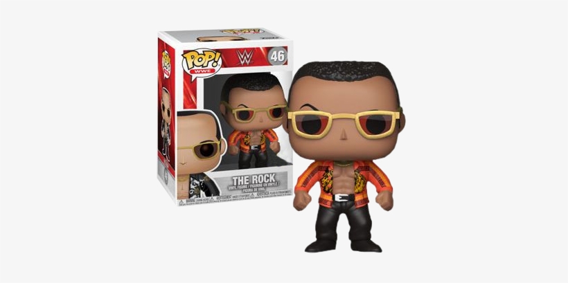 The Rock Old School - Wwe Pop The Rock, transparent png download