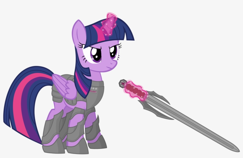 Alicorn, Armor, Artist - Twilight Sparkle Sword, transparent png download