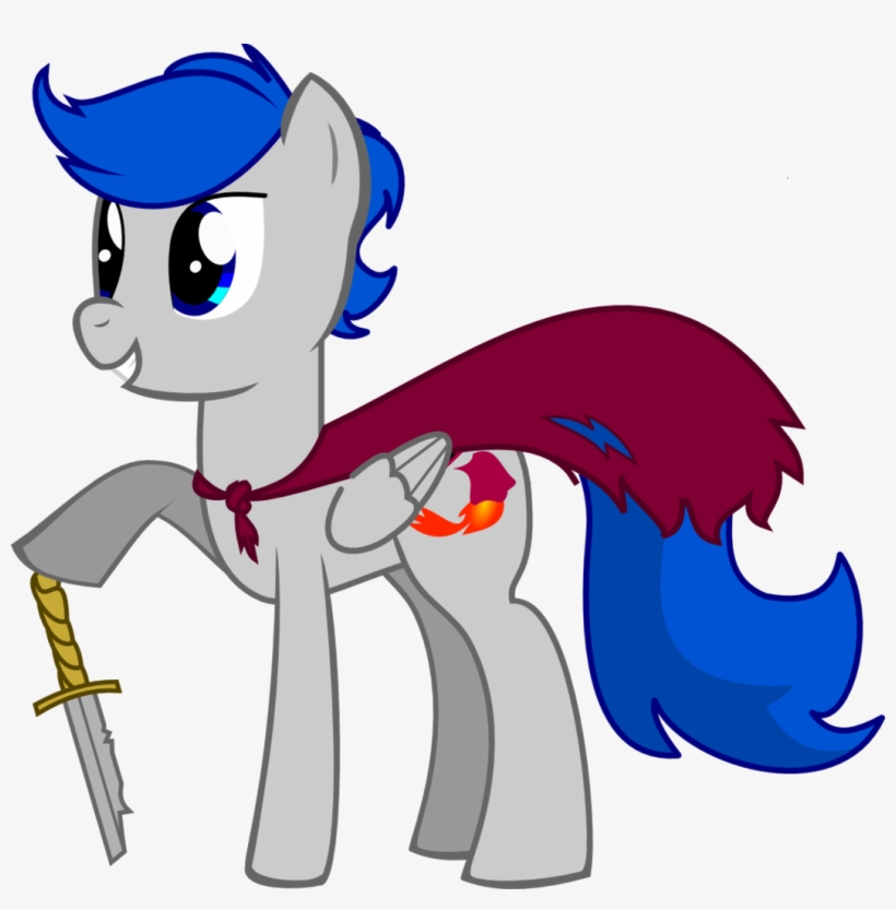 Derjuin, Broken Sword, Cape, Clothes, Colt, Male, Oc, - Cartoon, transparent png download