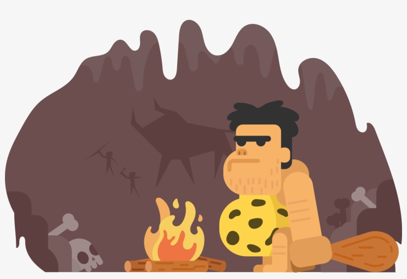 Rock Png Transparent Free Images - Imagenes De La Prehistoria Animadas, transparent png download