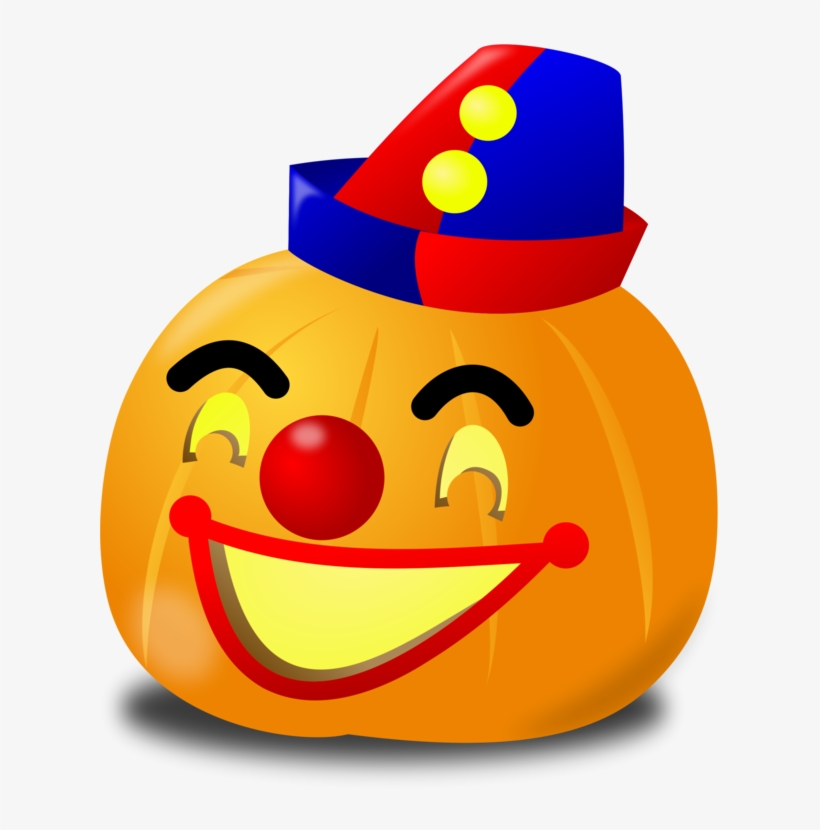 Evil Clown Smiley Pumpkin Fruit - Pumpkin Clown Throw Blanket, transparent png download
