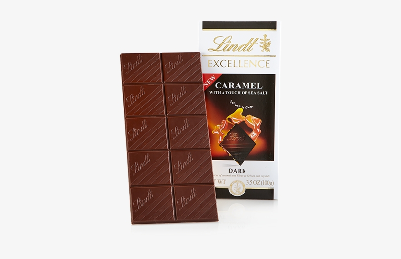 Image For Caramel With A Touch Of Sea Salt Excellence - Lindt Excellence Bar, Caramel With A Touch, transparent png download