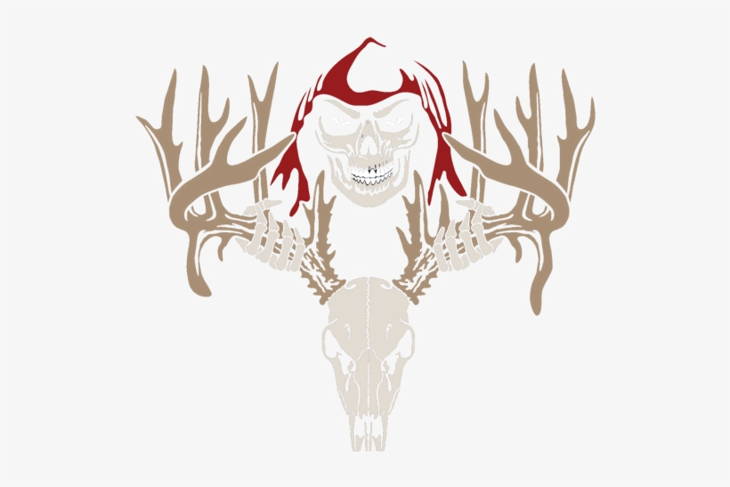 Live - Lve Double Drop Skull Decal White Standard, transparent png download