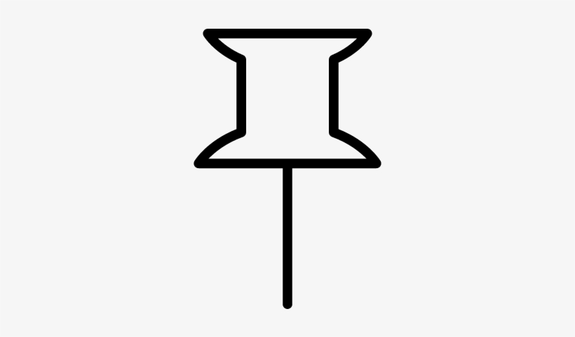 Big Pushpin Vector - Drawing Pin, transparent png download