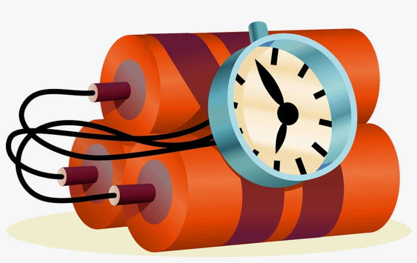 Clip Art Transparent Library Explosion Threat Illustration - Time Bomb Illustration, transparent png download