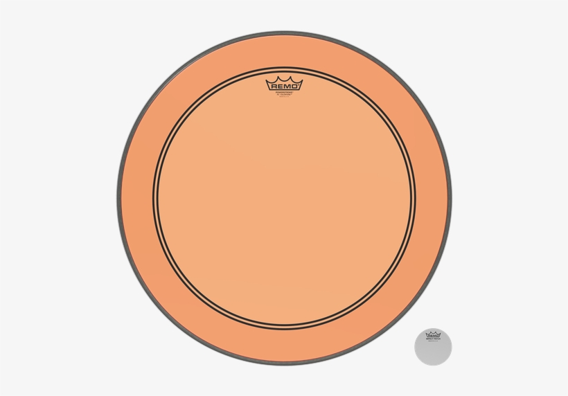 Powerstroke® P3 Bass Colortone™ Orange - Remo Powerstroke P3 Colortone Bass Drum Head, transparent png download