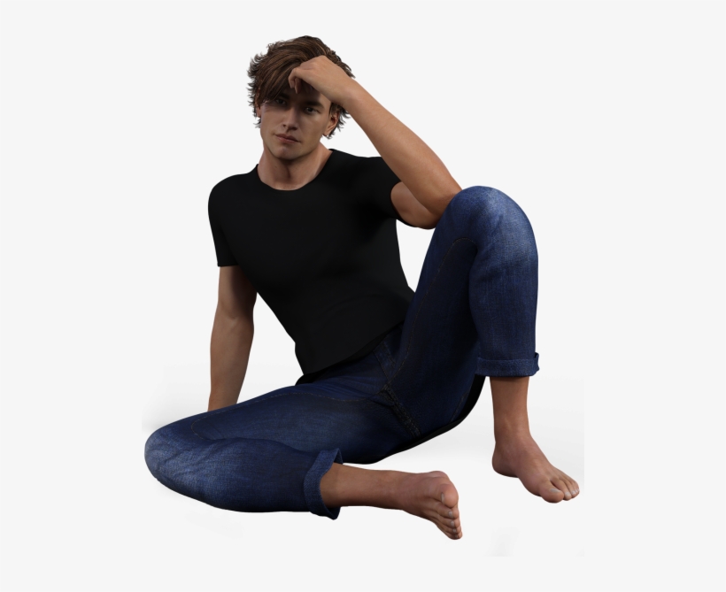 Illustrations - คน นั่ง Png, transparent png download