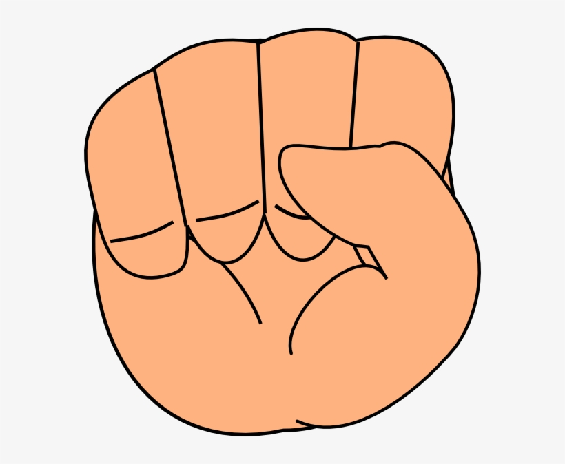 Closed Hand Art - Hand Clip Art, transparent png download