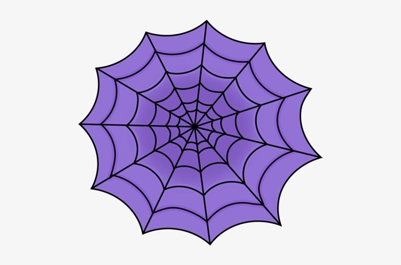 Purple Spider Web Clip Art