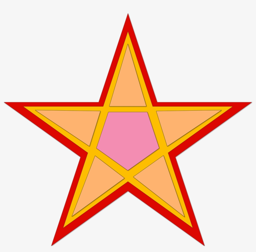 Star Stars Geometric Shapes - Star Dressing Room Signs, transparent png download