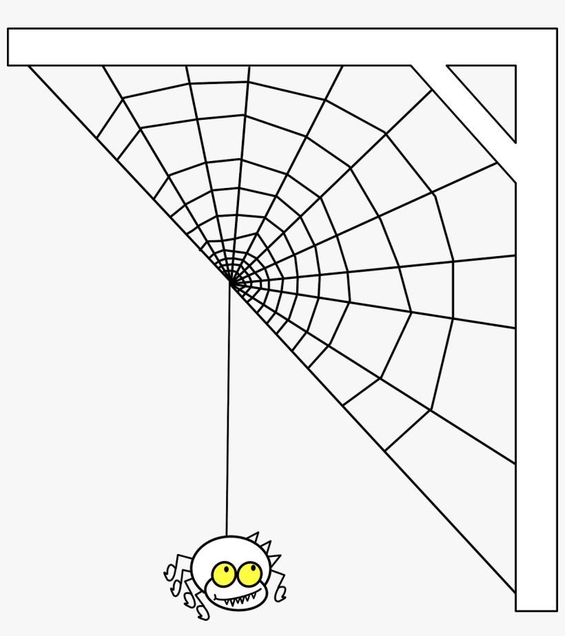 The Spider Web Drawing Computer Icons - Spider Web Cartoon Gif, transparent png download