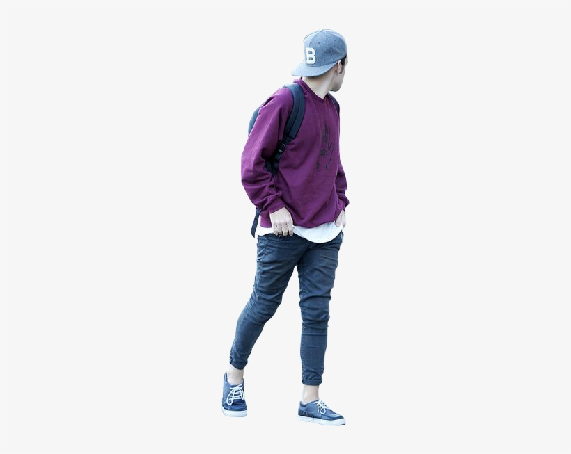 Cutout Boy Walking People Cutout, Cut Out People, People - Boy Walking Png, transparent png download