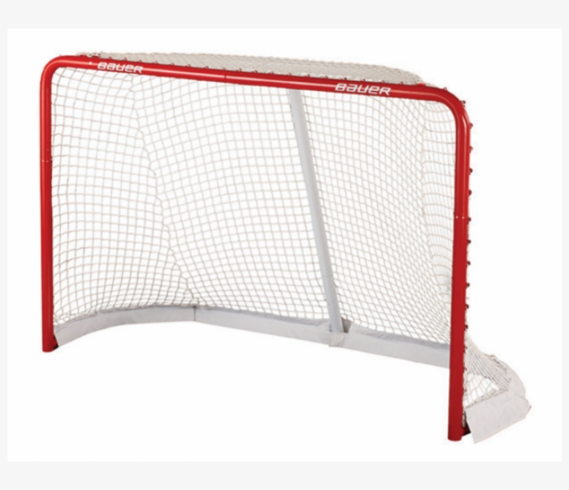 Bauer Deluxe Official Pro 72" Hockey Net - Hockey Net Transparent, transparent png download