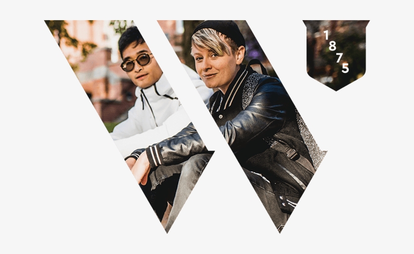 Westminster W Logo With Students In Logo - Student, transparent png download