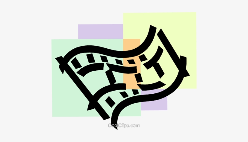 Film Strips And Post Production Royalty Free Vector, transparent png download